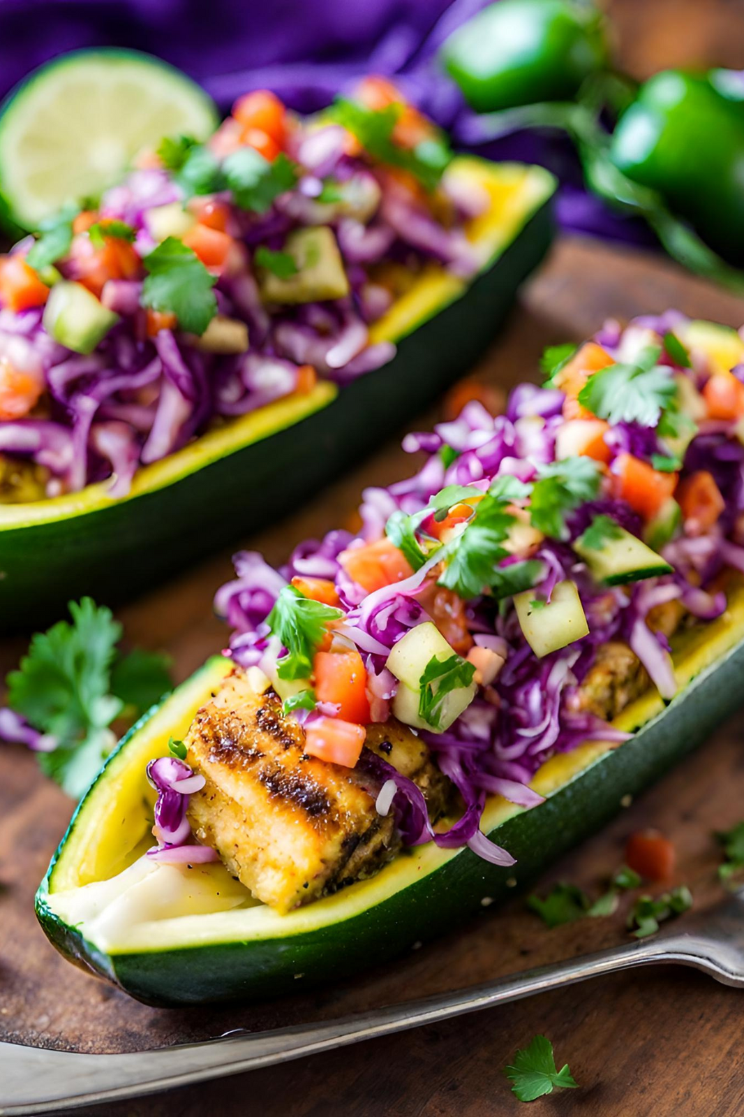 One Pan Mahi Mahi Taco Boats