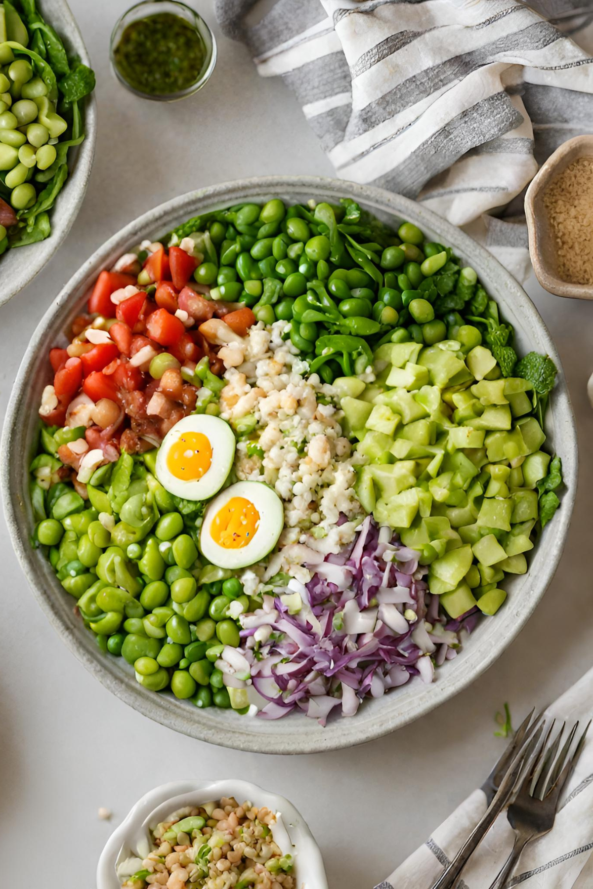 Edamame Cobb Salad