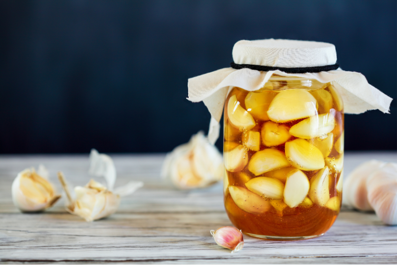 Fermented Garlic Honey