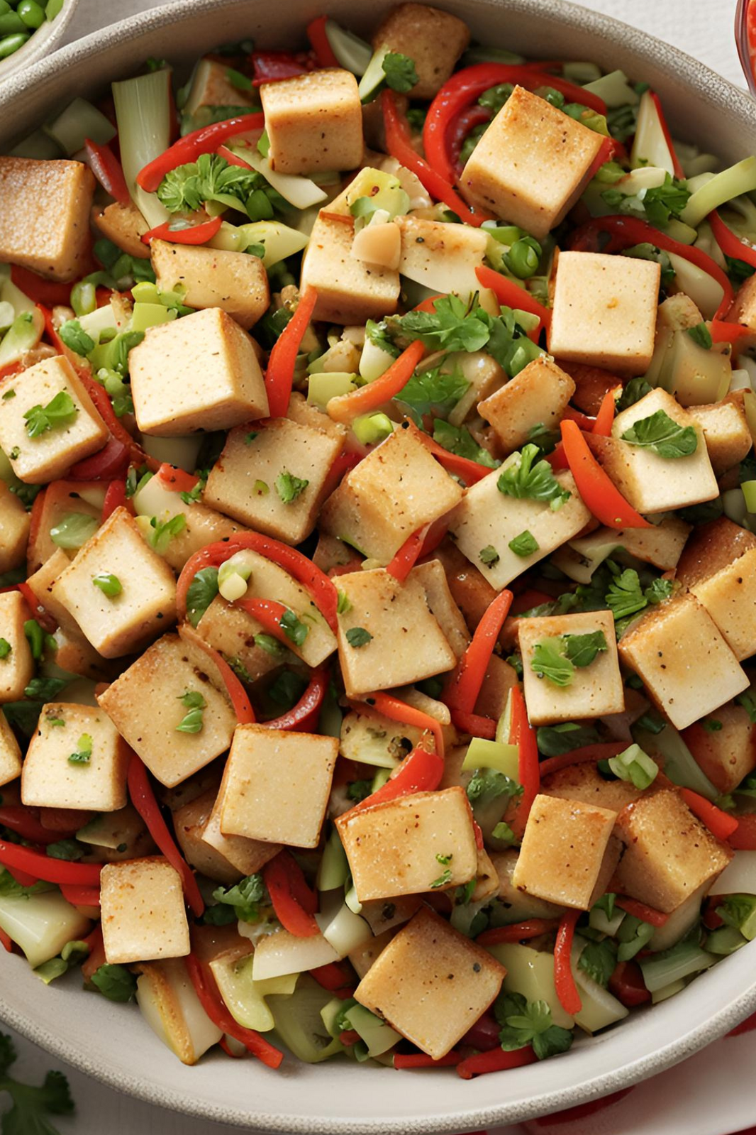 Tofu Eggroll in a Bowl