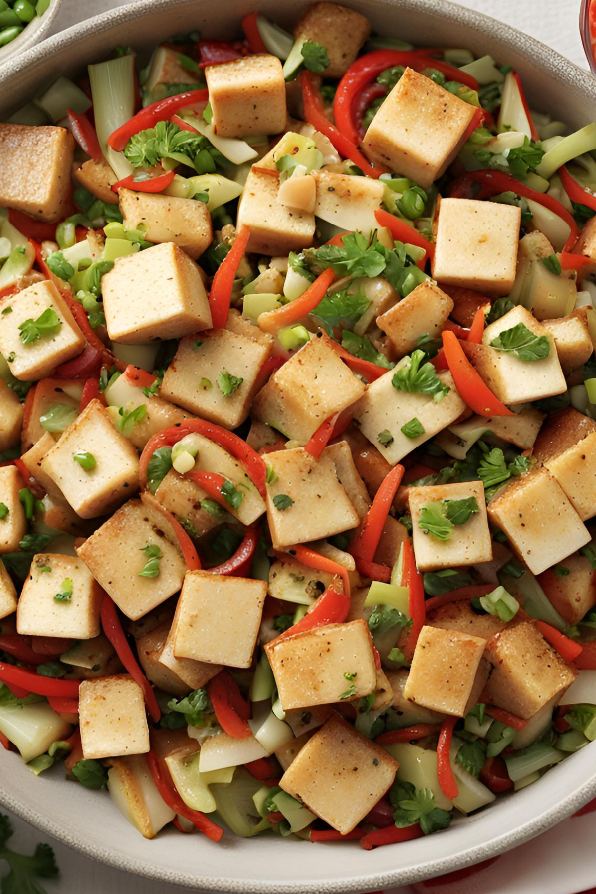 Tofu Eggroll in a Bowl