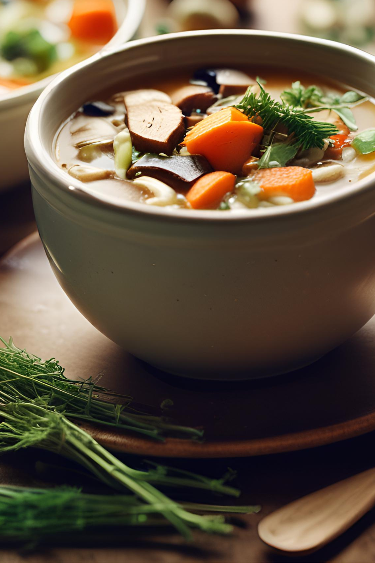 Mushroom and Vegetable Soup