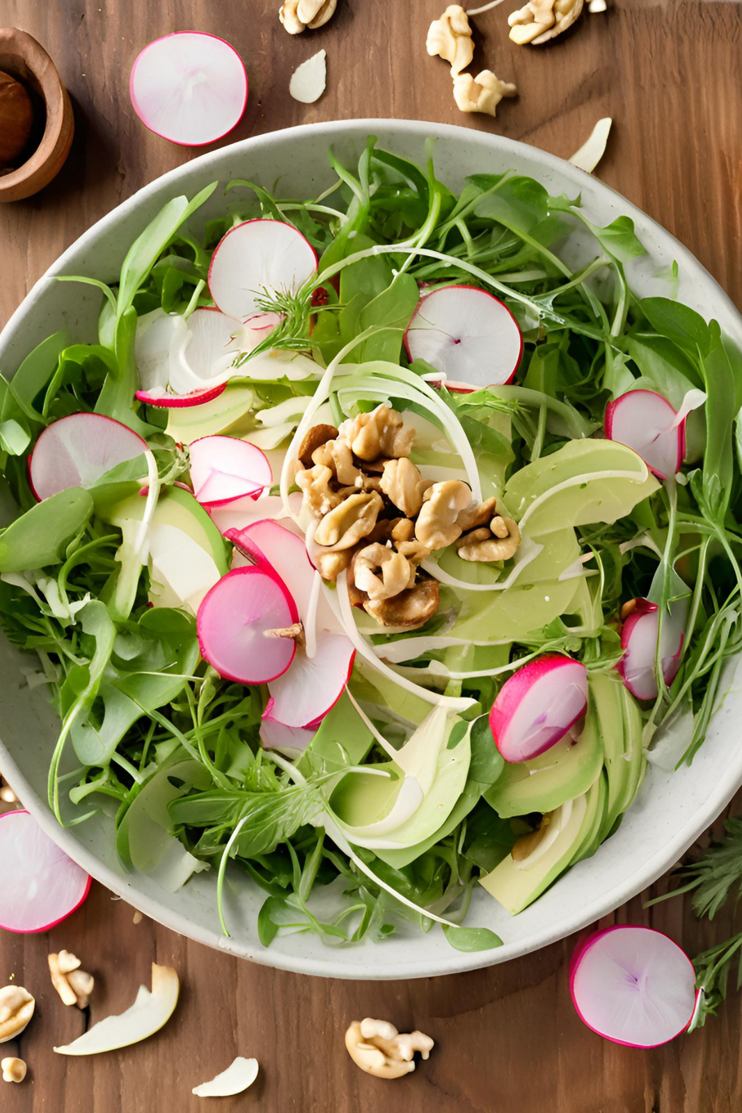 Lemon Fennel Arugula Salad