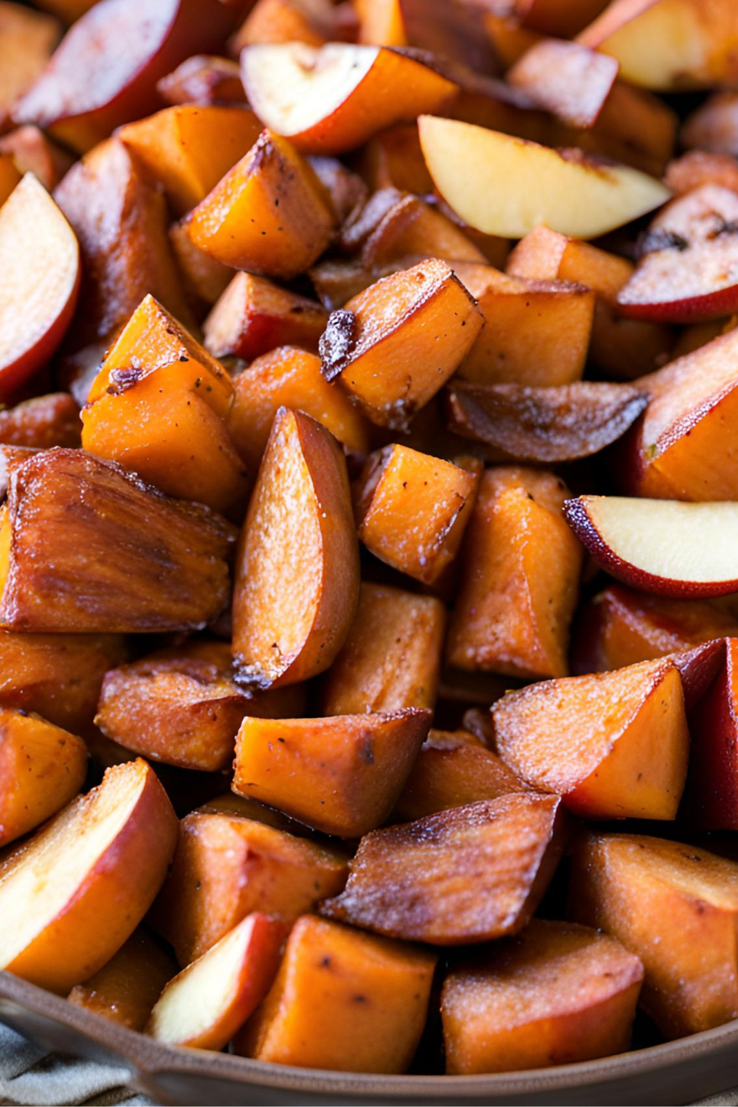 Cinnamon Roasted Sweet Potatoes and Apples