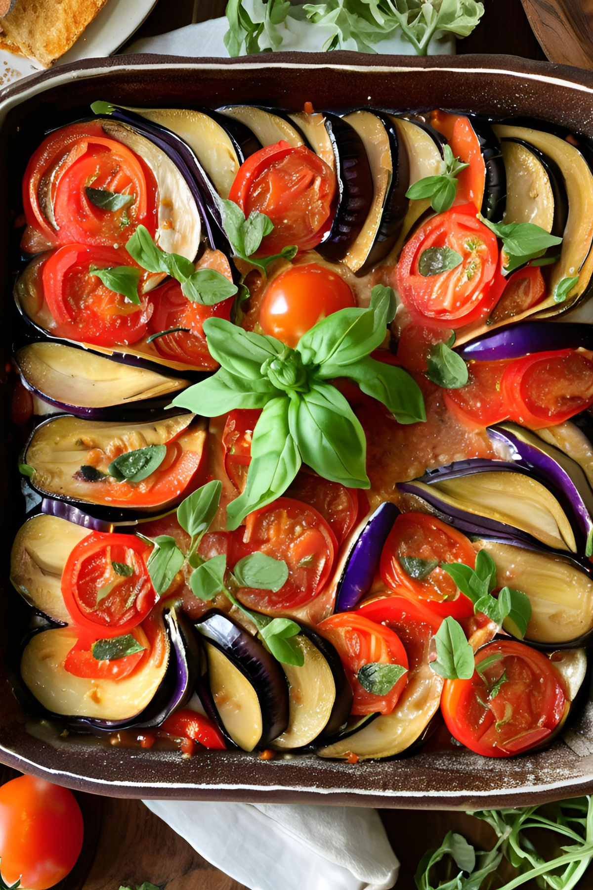 Eggplant and Tomato Bake