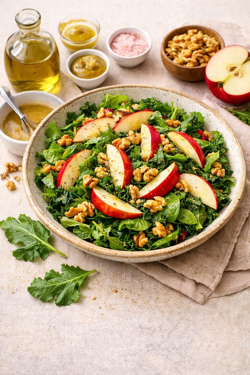 Apple and Walnut Salad with Dijon Vinaigrette