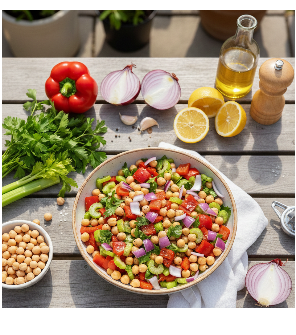 Mediterranean Chickpea Salad