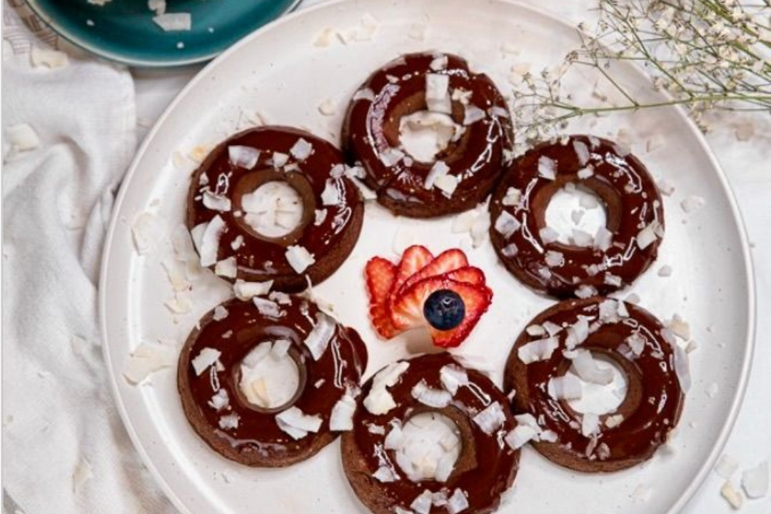 Cocoa Banana Donuts