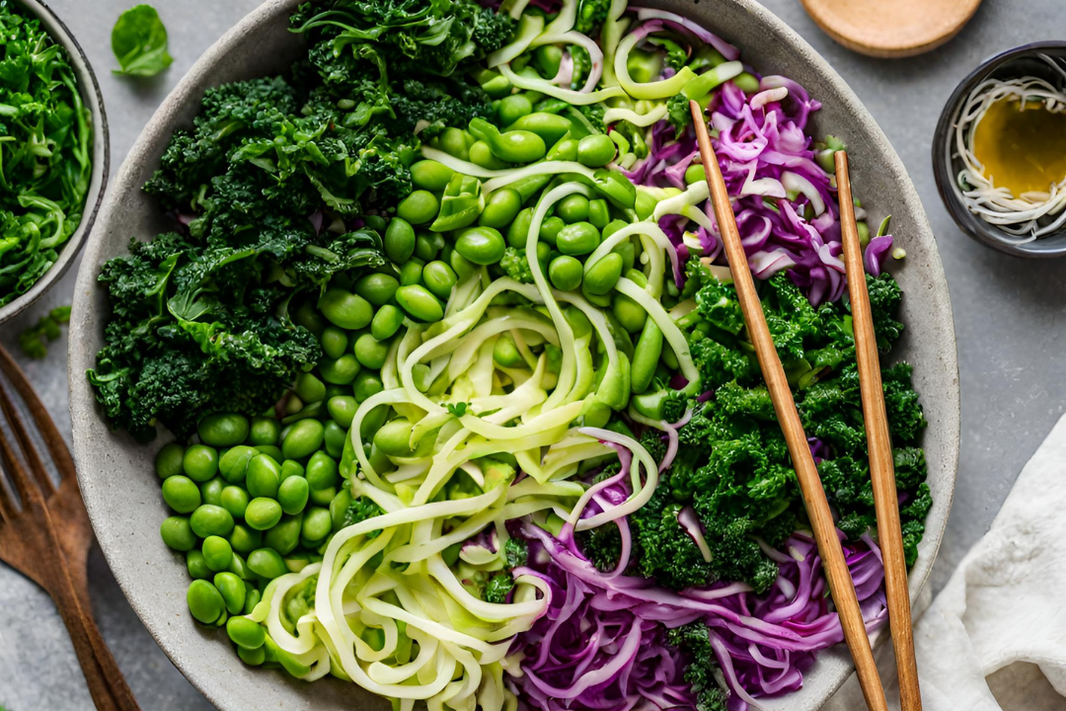 Edamame Noodle Bowl