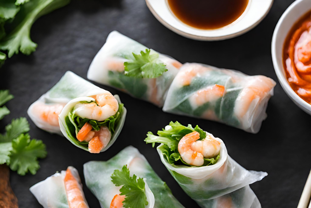 Fresh Shrimp Spring Rolls