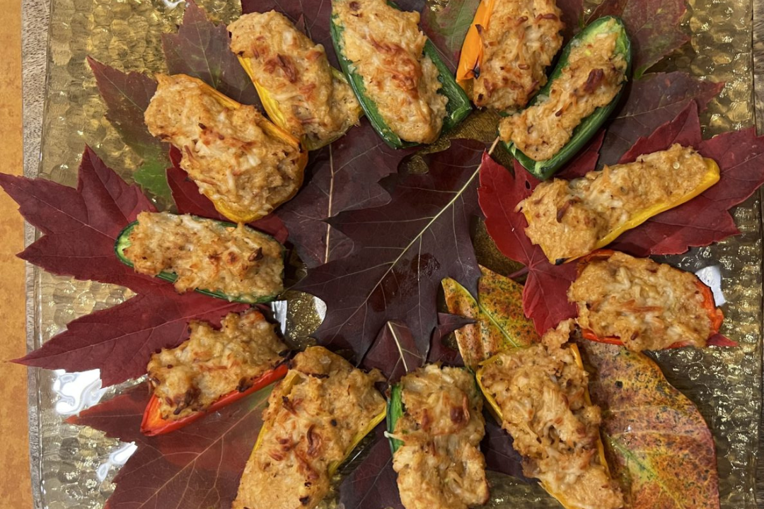 Holiday Pepper Poppers