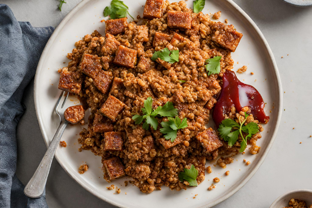 Meatless Cowboy BBQ Tofu