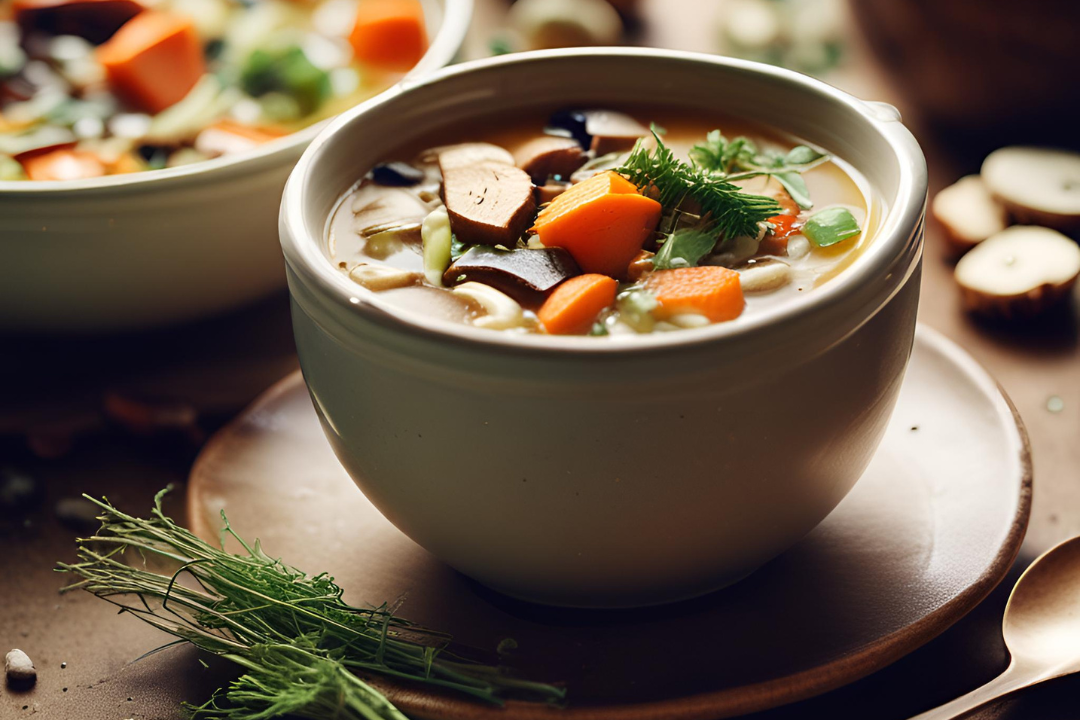 Mushroom and Vegetable Soup