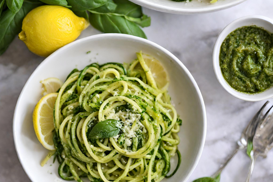 Vegan Pesto with Zoodles