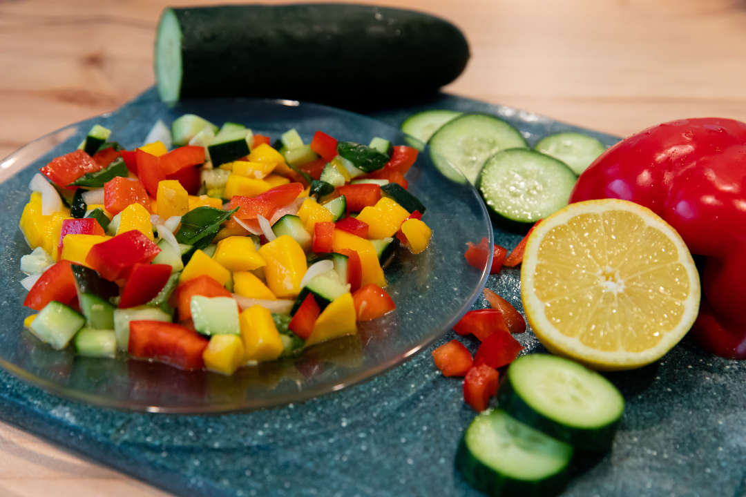 Rainbow Mango Salad