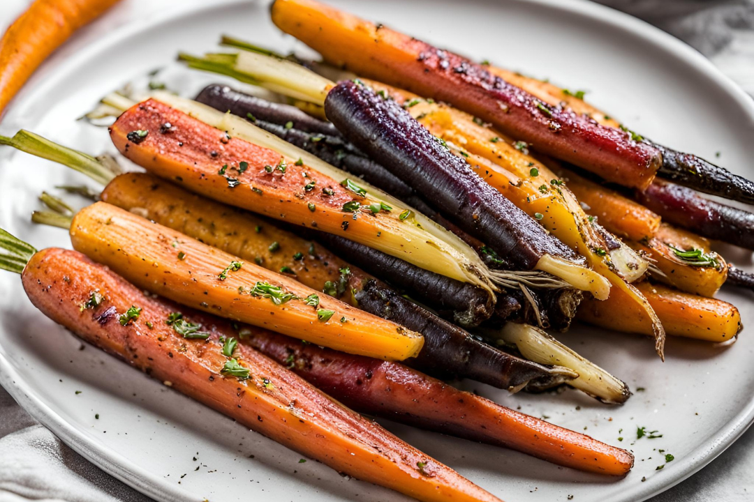 Roasted Rainbow Carrots