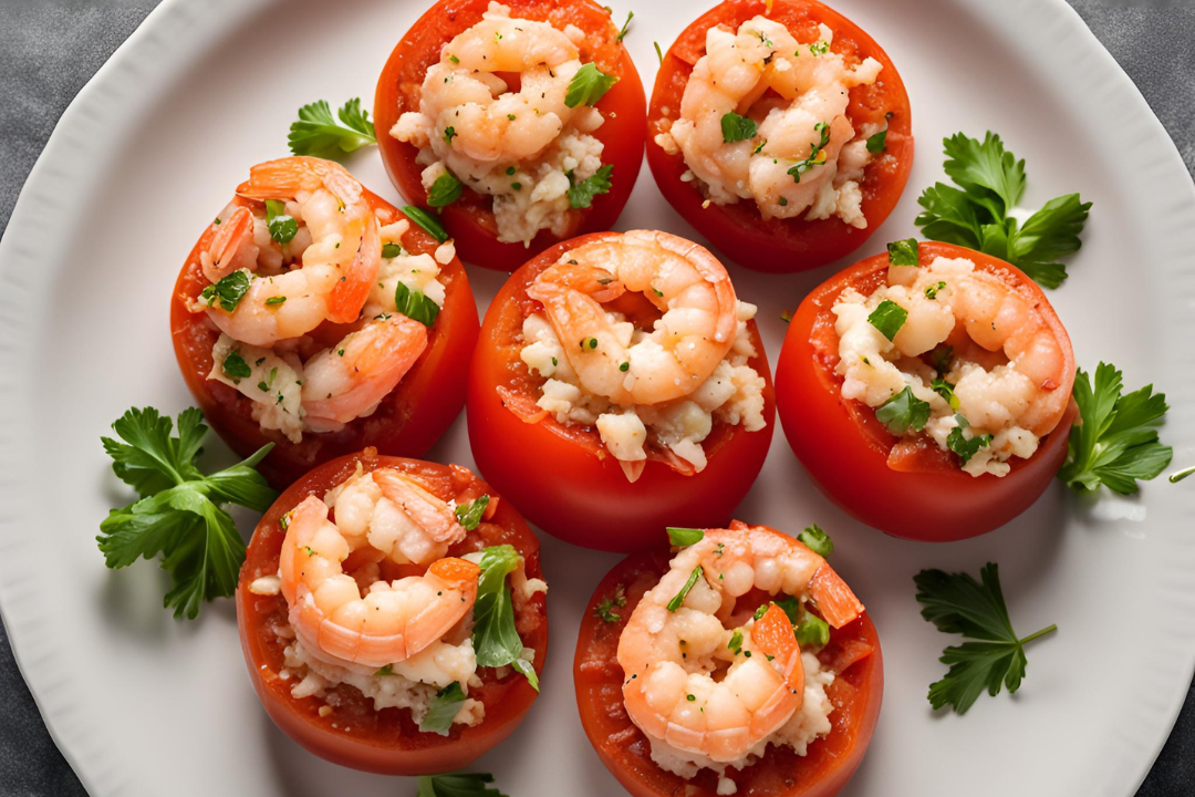 Shrimp Stuffed Tomato