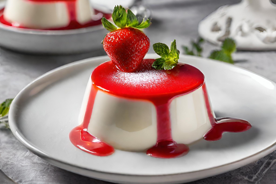 Strawberry Panna Cotta