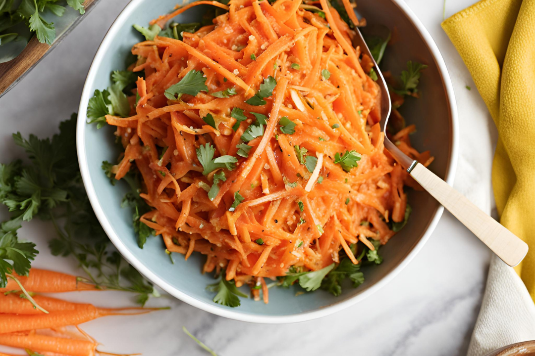 Summer Shredded Carrot Salad