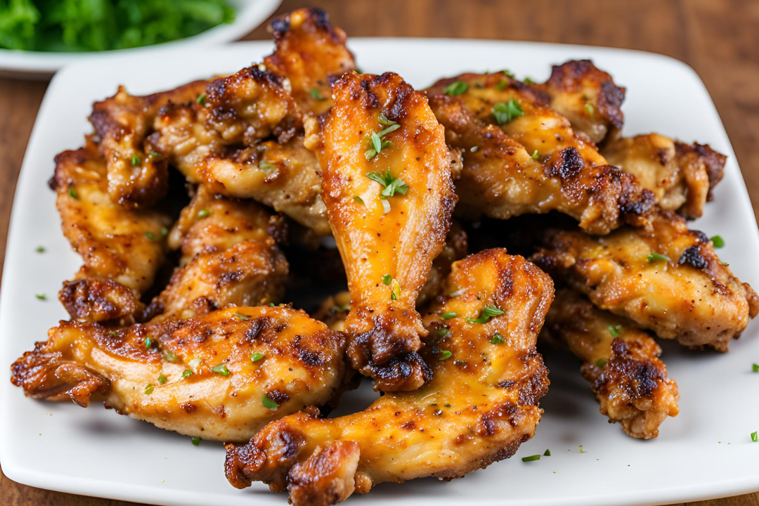 Sweet Mustard Chicken Wings