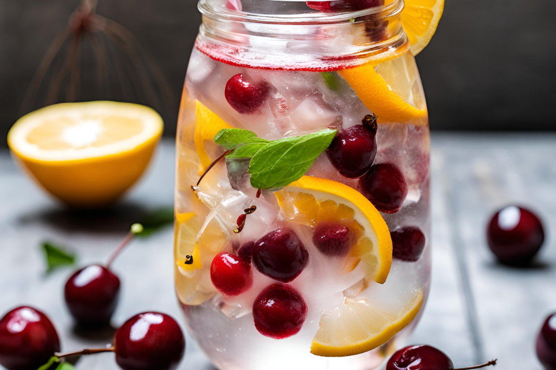 Tart Cherry Citrus Infused Water