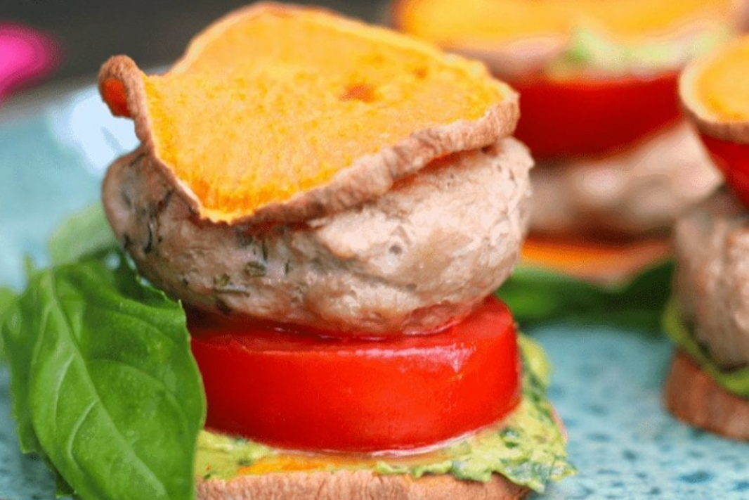 Toaster Oven Turkey Burgers