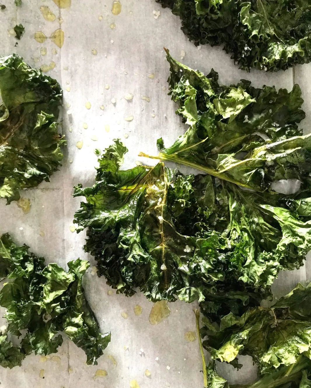 Salt and Vinegar Kale Chips