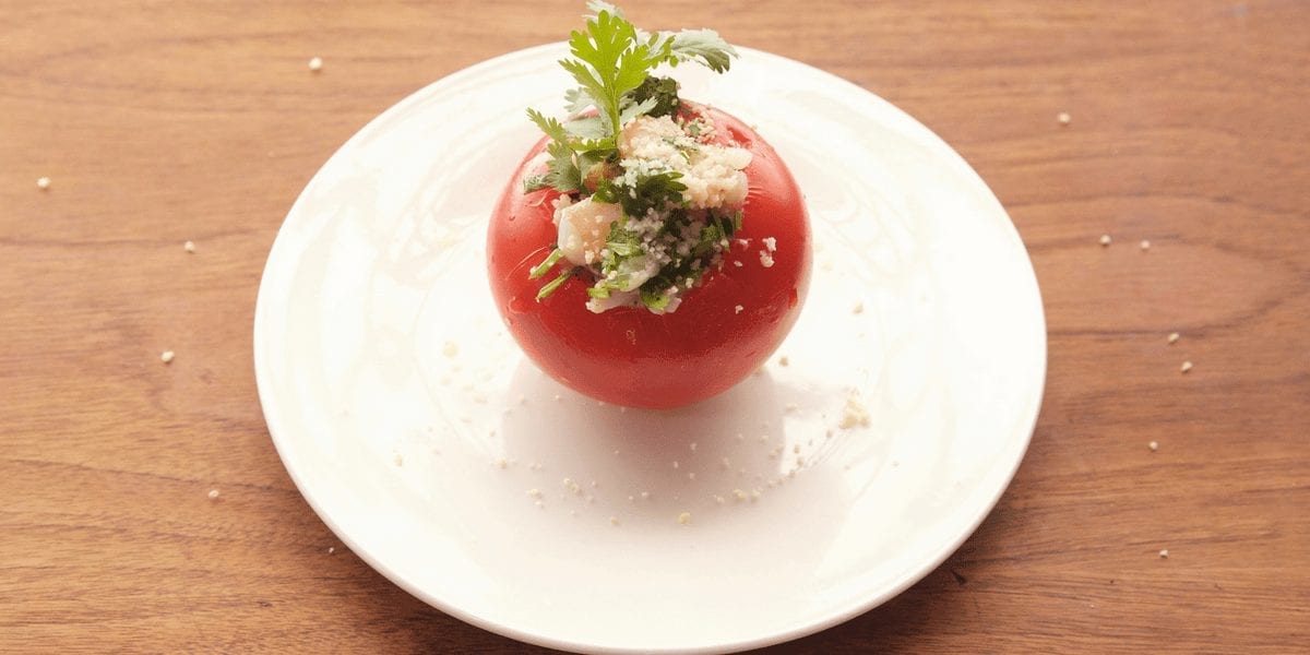 Shrimp Stuffed Tomato