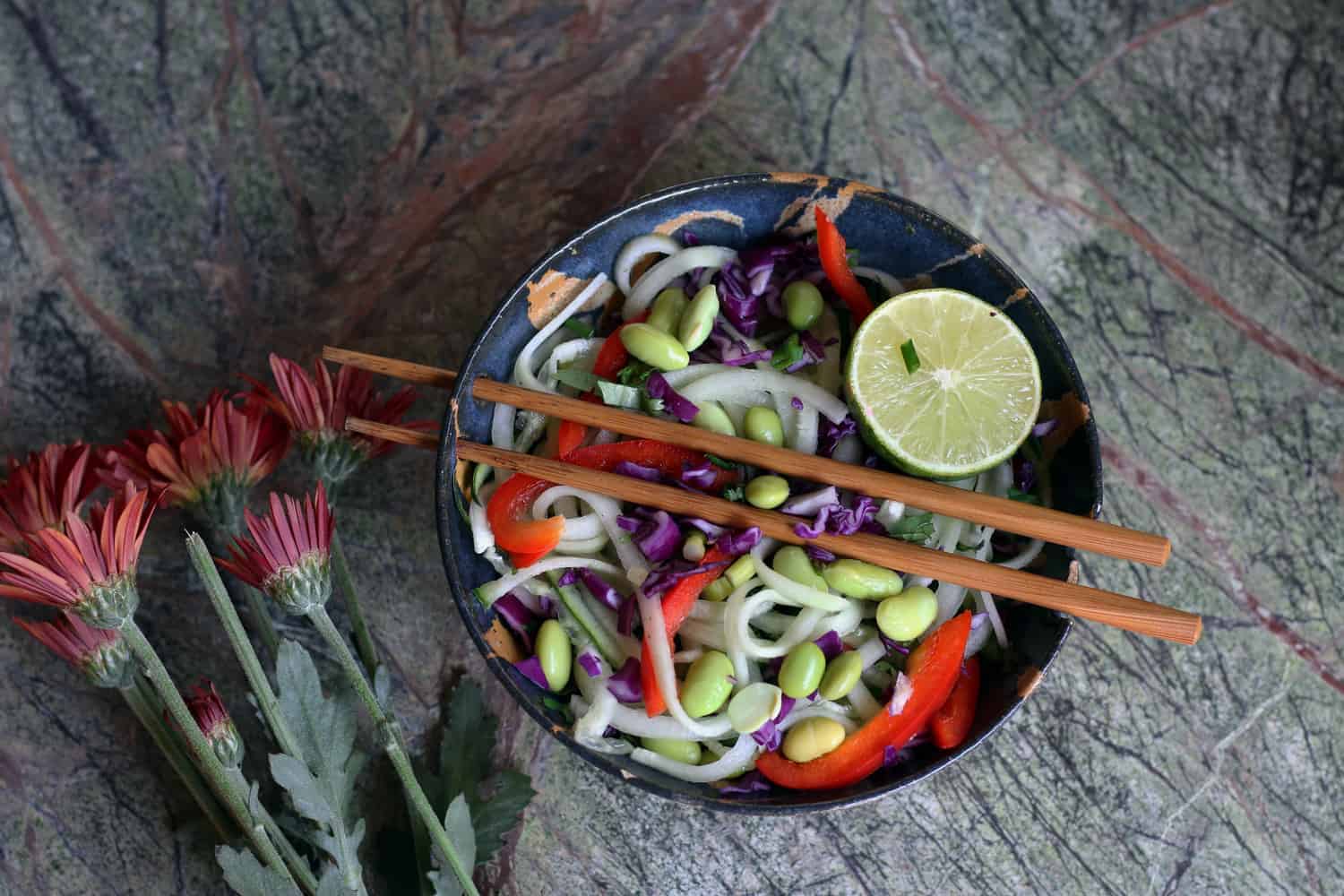 Asian Cucumber Noodle Salad