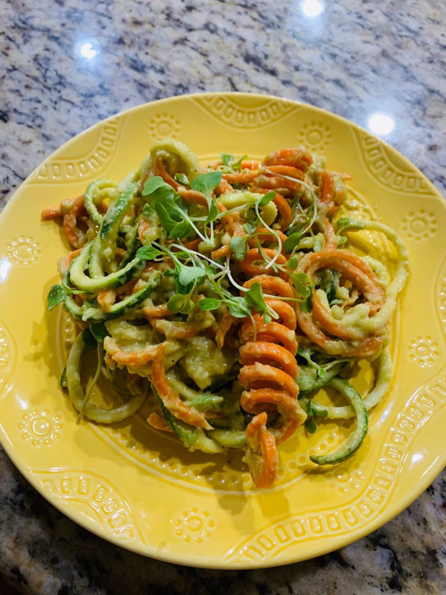 Zoodles and Carrot Noodles